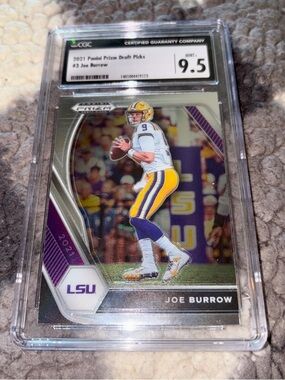 2021 Panini Prizm Draft Picks Joe Burrow #3 LSU Tigers Cincinnati Bengals RC